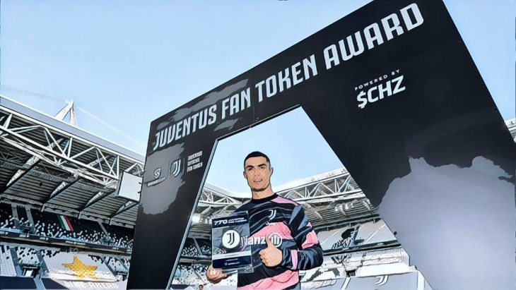 Cristiano Ronaldo receives crypto rewards