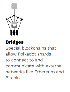 ブリッジ(Bridges)：ポルカドットがほかのネットワークにつながる部分